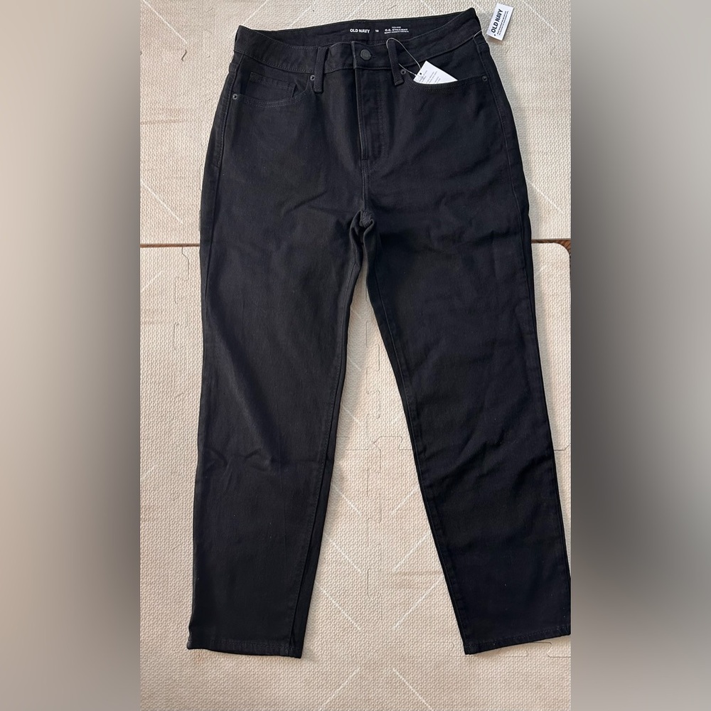 High-waisted OG straight ankle jeans by Old Navy